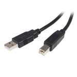StarTech.com USB 2.0 Cable, Male USB A to Male USB B Cable, 1m