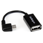 StarTech.com USB 2.0 Cable, Male Micro USB B to Female USB A Cable, 15cm