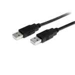 StarTech.com USB 2.0 Cable, Male USB A to Male USB A Cable, 2m