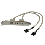 StarTech.com USB 2.0 Cable, Female 5 Pin IDC x 2 to Female USB A x 2 Cable