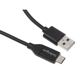 StarTech.com USB 2.0 Cable, Male USB C to Male USB A Cable, 0.5m