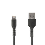 StarTech.com USB 2.0 Cable, Male USB A to Male Lightning Rugged USB Cable, 2m