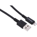 StarTech.com USB 2.0 Cable, Male USB A to Male Lightning Cable, 3m