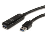 StarTech.com USB 3.0 Cable, Male USB A to Female USB A USB Extension Cable, 3m