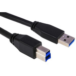 StarTech.com USB 3.0 Cable, Male USB A to Male USB B Cable, 5m