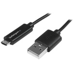 StarTech.com USB 2.0 Cable, Male USB A to Male Micro USB B Cable, 1m
