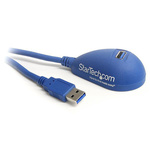 StarTech.com USB 3.0 Cable, Male USB A to Female USB A USB Extension Cable, 1.5m