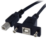 StarTech.com USB 2.0 Cable, Male USB B to Female USB B Cable, 0.9m