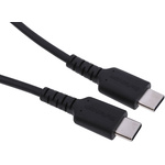 StarTech.com USB 2.0 Cable, Male USB C to Male USB C Rugged USB Cable, 1m