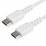 StarTech.com USB 2.0 Cable, Male USB C to Male USB C Rugged USB Cable, 1m