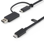 StarTech.com USB 3.2 Cable, Male; Male USB C to Female; Male USB A, USB C x 2 Cable, 1m
