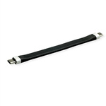 Roline USB 3.2 Cable, Male USB C to Male USB C  Cable, 11cm