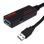 Roline USB 3.2 Cable, Female USB A to Male USB A Cable, 20m