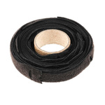 RS PRO Black Hook & Loop Cable Tie, 203.5mm x 12 mm