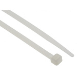 RS PRO Natural Cable Tie Nylon, 300mm x 4.8 mm