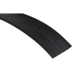 RS PRO Heat Shrink Tubing, Black 24mm Sleeve Dia. x 3m Length 3:1 Ratio