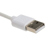 Roline USB 2.0 Cable, Male USB A to Male Lightning Cable, 1m