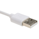 Roline USB 2.0 Cable, Male USB A to Male Lightning Cable, 1.8m