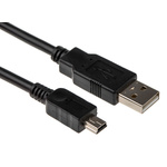 StarTech.com USB 2.0 Cable, Male USB A to Male Mini USB B  Cable, 0.5m