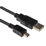 StarTech.com USB 2.0 Cable, Male USB A to Male Mini USB B Cable, 1m