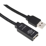 StarTech.com USB 2.0 Cable, Male USB A to Female USB A USB Extension Cable, 5m
