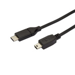 StarTech.com USB 2.0 Cable, Male USB C to Male Mini USB B Cable, 2m