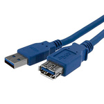 StarTech.com USB 3.0 Cable, Male USB A to Female USB A USB Extension Cable, 1m