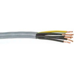 RS PRO Control Cable, 7 Cores, 1.5 mm², YY, Unscreened, 50m, Grey PVC Sheath