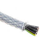 RS PRO Control Cable, 12 Cores, 1 mm², SY, Screened, 50m, Transparent PVC Sheath