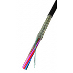RS PRO Control Cable, 36 Cores, 0.22 mm², Unscreened, 25m, Black PVC Sheath