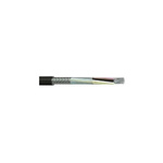 RS PRO Multicore Industrial Cable, 12 Cores, 0.5 mm², DEF STAN, Screened, 500m, Black PVC Sheath