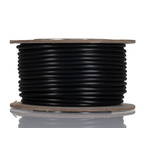 RS PRO Multicore Industrial Cable, 2 Cores, 0.5 mm², DEF STAN, Unscreened, 25m, Black PVC Sheath
