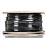 RS PRO Multicore Industrial Cable, 4 Cores, 0.5 mm², DEF STAN, Unscreened, 100m, Black PVC Sheath, 20 AWG
