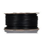 RS PRO Multicore Industrial Cable, 12 Cores, 0.22 mm², DEF STAN, Unscreened, 25m, Black PVC Sheath