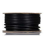 RS PRO Multicore Industrial Cable, 12 Cores, 0.22 mm², DEF STAN, Screened, 25m, Black PVC Sheath