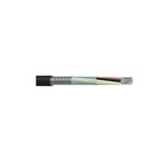 RS PRO Multicore Industrial Cable, 20 Cores, 0.22 mm², DEF STAN, Screened, 100m, Black PVC Sheath