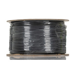 RS PRO Multicore Industrial Cable, 3 Cores, 0.22 mm², DEF STAN, Unscreened, 100m, Black PVC Sheath