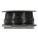 RS PRO Multicore Industrial Cable, 8 Cores, 0.22 mm², DEF STAN, Screened, 25m, Black PVC Sheath