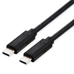 Roline USB 4.0 Cable, Male USB C to Male USB C Cable, 1m