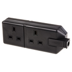 RS PRO 2 Socket Type G - British Trailing Socket, 240 V ac