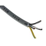 Lapp ÖLFLEX CLASSIC 110 YY Control Cable, 4 Cores, 1 mm², YY, Unscreened, 50m, Grey PVC Sheath, 17 AWG