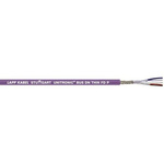 Lapp UNITRONIC BUS DN Data Cable, 4 Cores, 0.25 mm², 0.34 mm², Screened, 25m, Purple PUR, PVC Sheath, 22 AWG