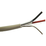 Belden Control Cable, 2 Cores, 0.33 mm², Screened, 100m, Grey Flame Retardant Non-Corrosive (FRNC) Sheath, 22 AWG