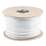 RS PRO 3 Core Power Cable, 1.5 mm², 100m, White PVC Sheath, 3183Y, 16 A, 300 V, 500 V