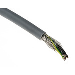 RS PRO Control Cable, 5 Cores, 0.75 mm², CY, Screened, 50m, Grey PVC Sheath, 18 AWG