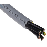 RS PRO Control Cable, 5 Cores, 6 mm², YY, Unscreened, 50m, Grey PVC Sheath, 9 AWG