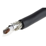 Alpha Wire Xtra-Guard 2 Control Cable, 2 Cores, 0.23 mm², Screened, 30m, Black PE Sheath, 24 AWG