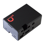 Pi Supply Case for use with Raspberry Pi & JustBoom DAC HAT, Raspberry Pi 2, Raspberry Pi 3, Raspberry Pi B+ in Black