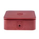 DesignSpark ABS Case for use with Raspberry Pi 2, Raspberry Pi 3, Raspberry Pi B+ in Red