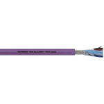Lapp UNITRONIC BUS DN Data Cable, 2 Cores, 0.86 mm², Unscreened, 100m, Purple PVC Sheath, 15 AWG
